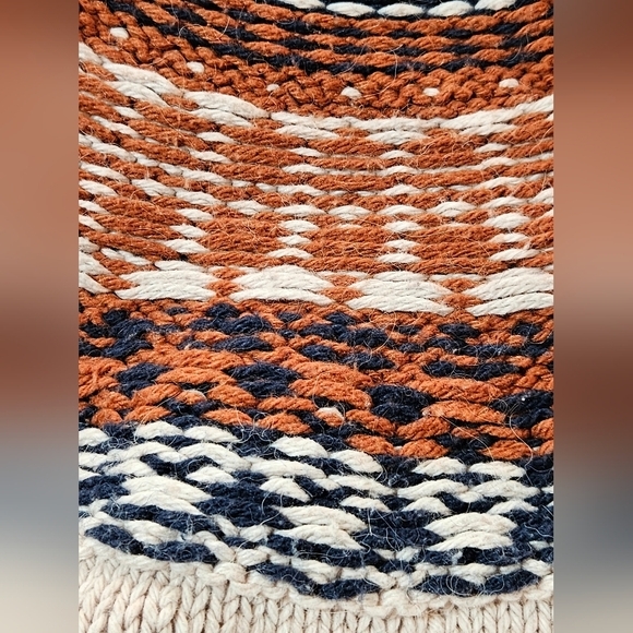 Madewell Fair Isle Turtleneck Alpaca Blend Pullover Sweater Long Sleeve Size L - Picture 10 of 12